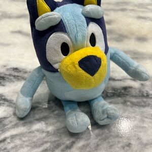 Bluey-Blue and Yellow Stuffed Animal Toy. Many sayings.